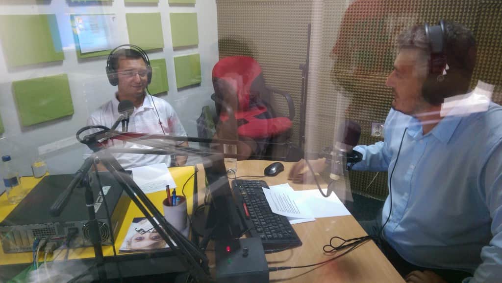 Damir Zobenica , SNS , gost u studiju , Dunav radio 2015