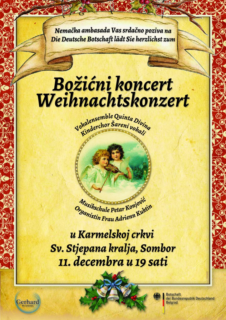 Plakat Weihnachtskonzert
