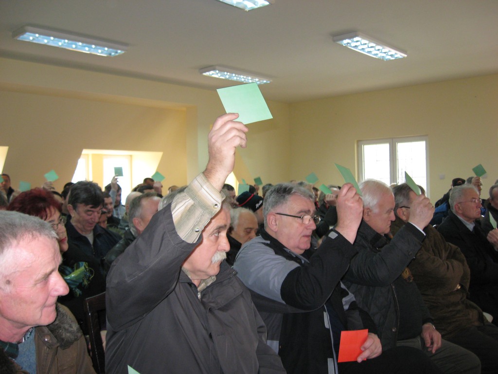 Udruženje ribolovaca Bucov glasanje, 2016