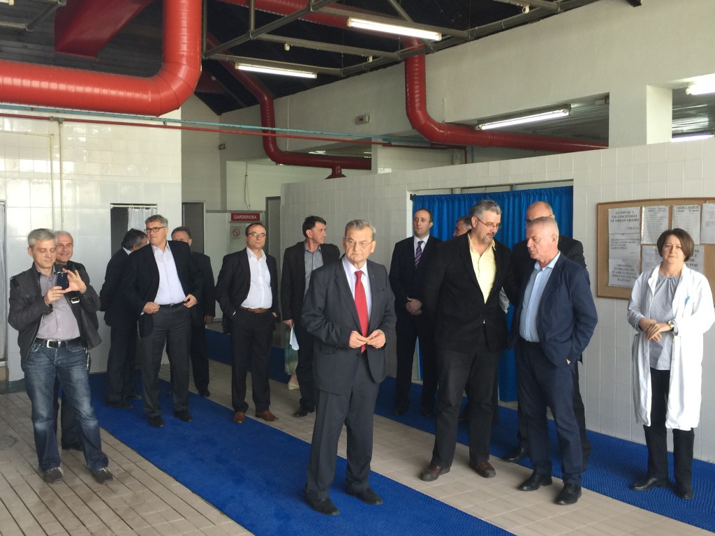 Otvaranje terapijskog blatnog bloka Banja Junaković, Miroslav Vasin.