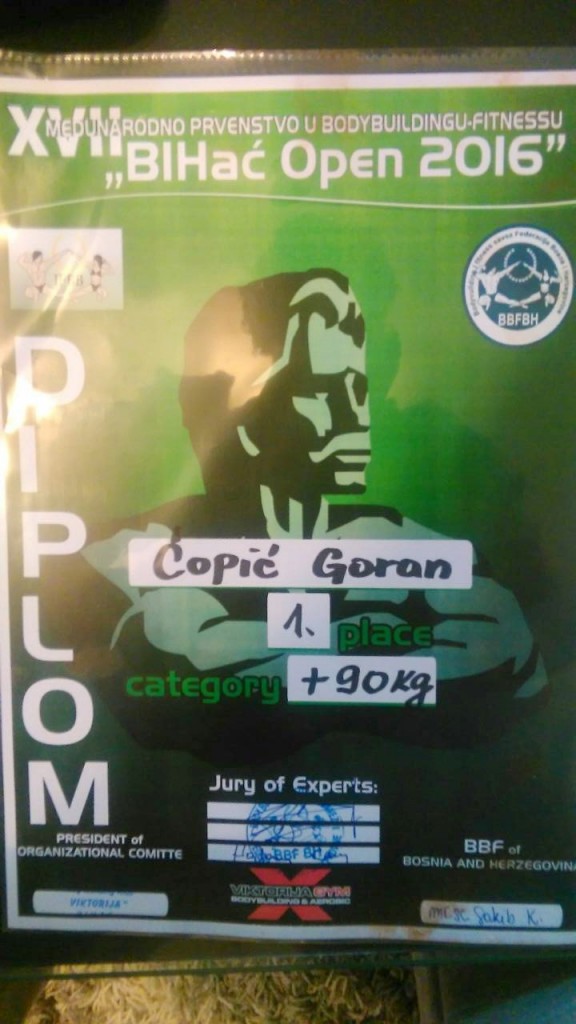Goran Copic, Bihac Open (1)