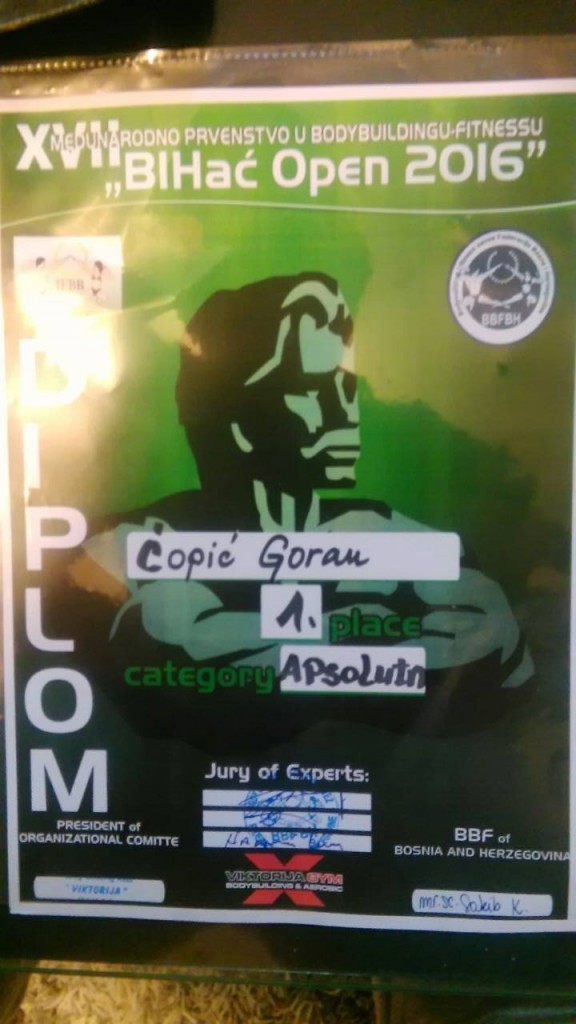 Goran Copic, Bihac Open