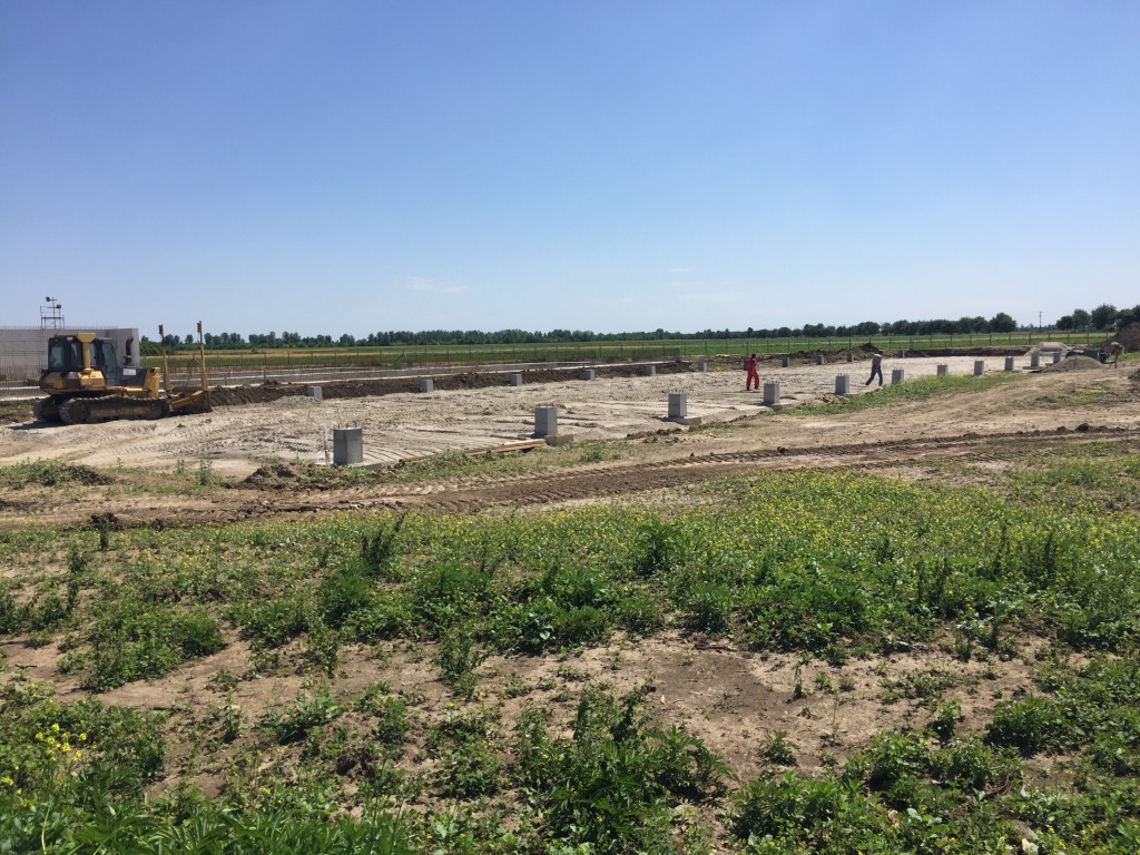 Skladište za biomasu, Prigrevica, izgradnja