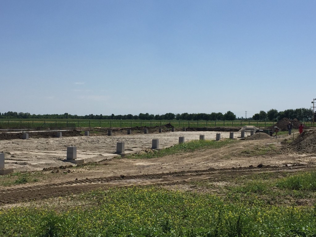 Skladište za biomasu, Prigrevica, izgradnja