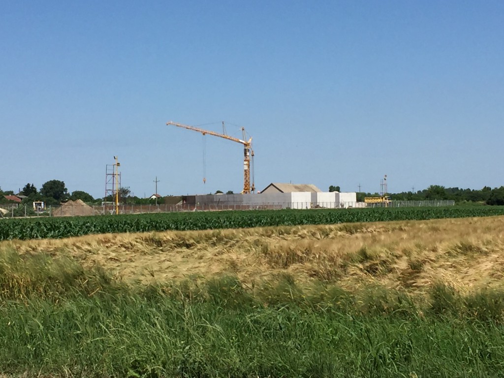 Skladište za biomasu, Prigrevica, izgradnja