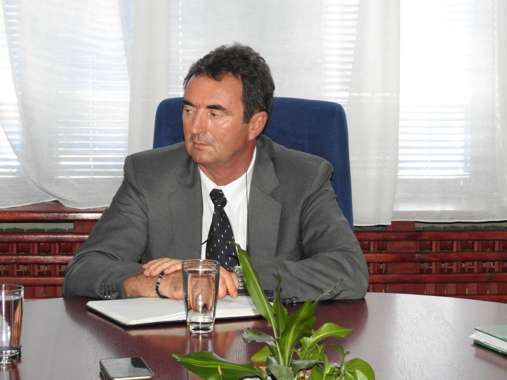 predsednik opštine Apatin,Radivoj Sekulić, avgust 2016