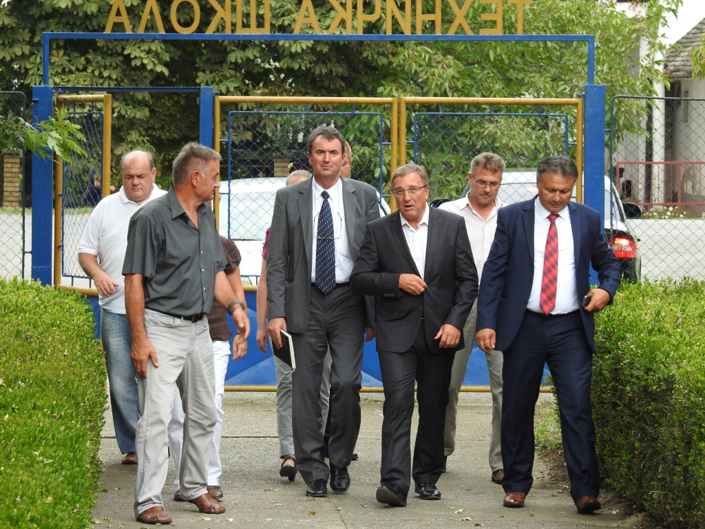 Sekulić i Njilaš u Tehničkoj škola