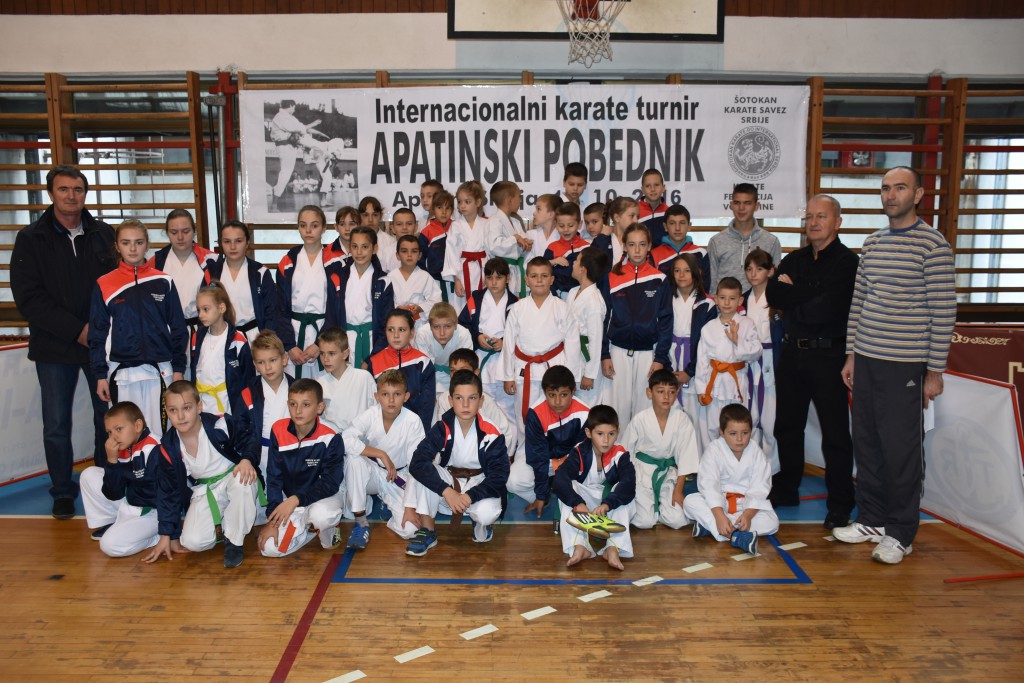 Apatinski pobednik 2016, međunarodni karate turnir, oktobar 16
