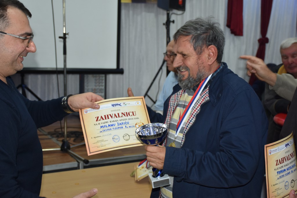 Milan Šarić, međunarodni sajam rakije Apatin, 2016