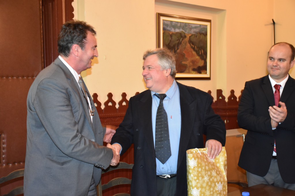 Predsednik opštine Apatin, Radivoj Sekulić prijem policije Kefalonije