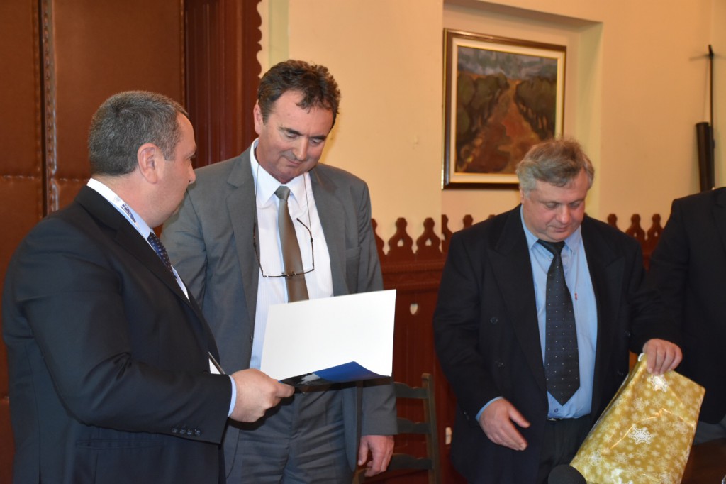 Predsednik opštine Apatin, Radivoj Sekulić prijem policije Kefalonije