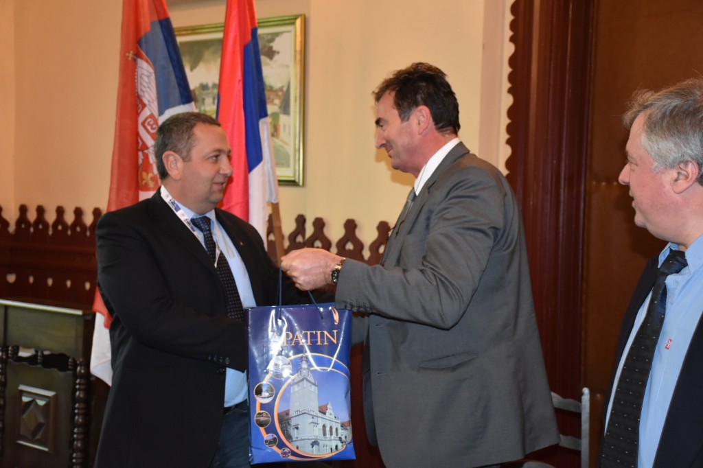 Predsednik opštine Apatin, Radivoj Sekulić prijem policije Kefalonije