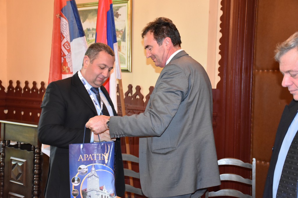 Predsednik opštine Apatin, Radivoj Sekulić prijem policije Kefalonije