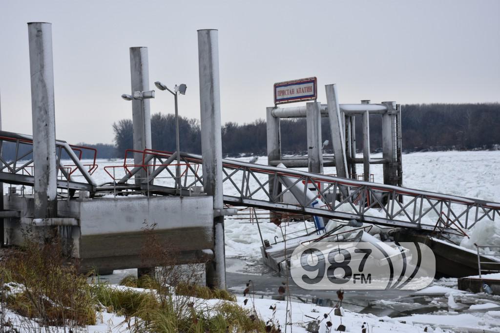 Pristanište Led, Apatin januar 2017