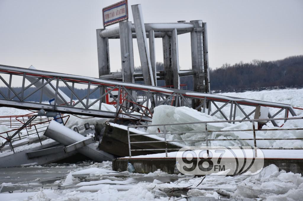Pristanište Led, Apatin januar 2017