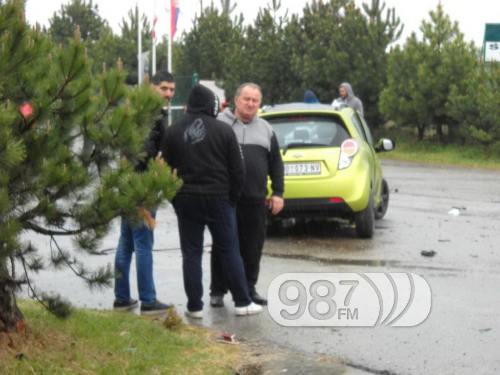 saobraćajka ševrolet Mesto nesrece u Somboru s