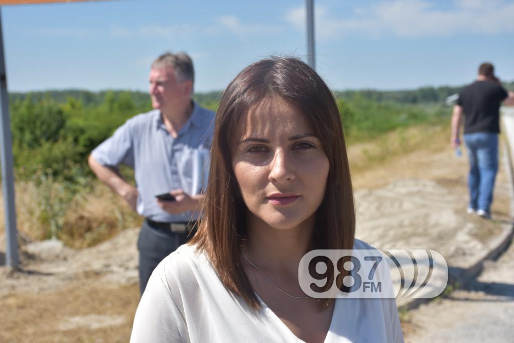 Maja Kuridza direktor slobodne zone, radovi na kanalizaciji u slobodnoj zoni, jun 2017 (2)