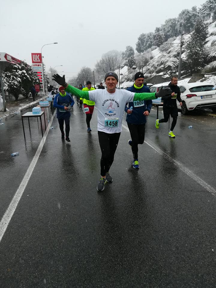 Vladimir Teodosić na 1. Beogradskom polumaratonu